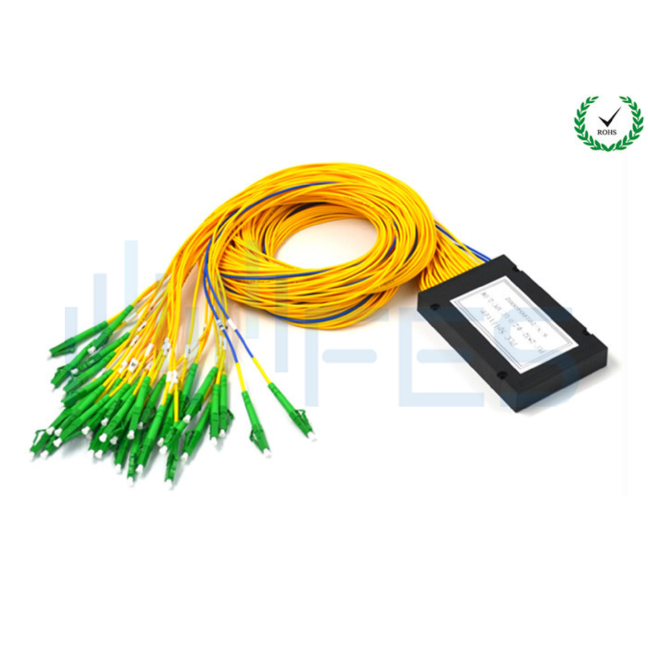 LC APC Connector Fiber Optic Splitter Module 2x32 Corning Fiber ABS - Image 2