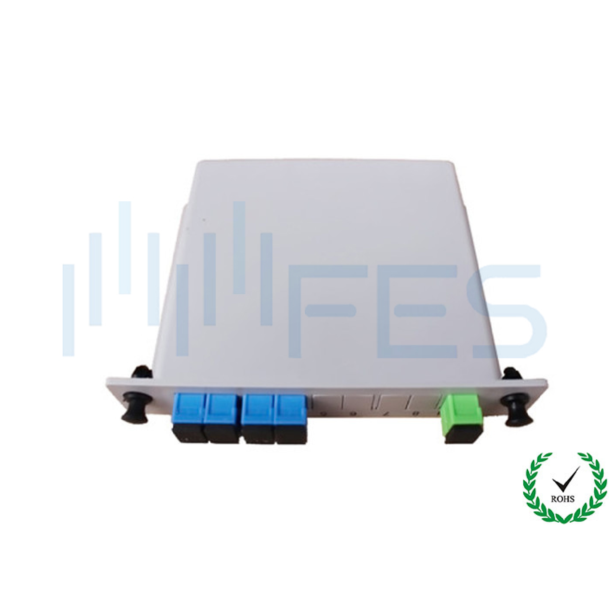 1 To 4 Fiber Optic Splitter , 19 Inch PLC Splitter Module LGX Mental Box - Image 2