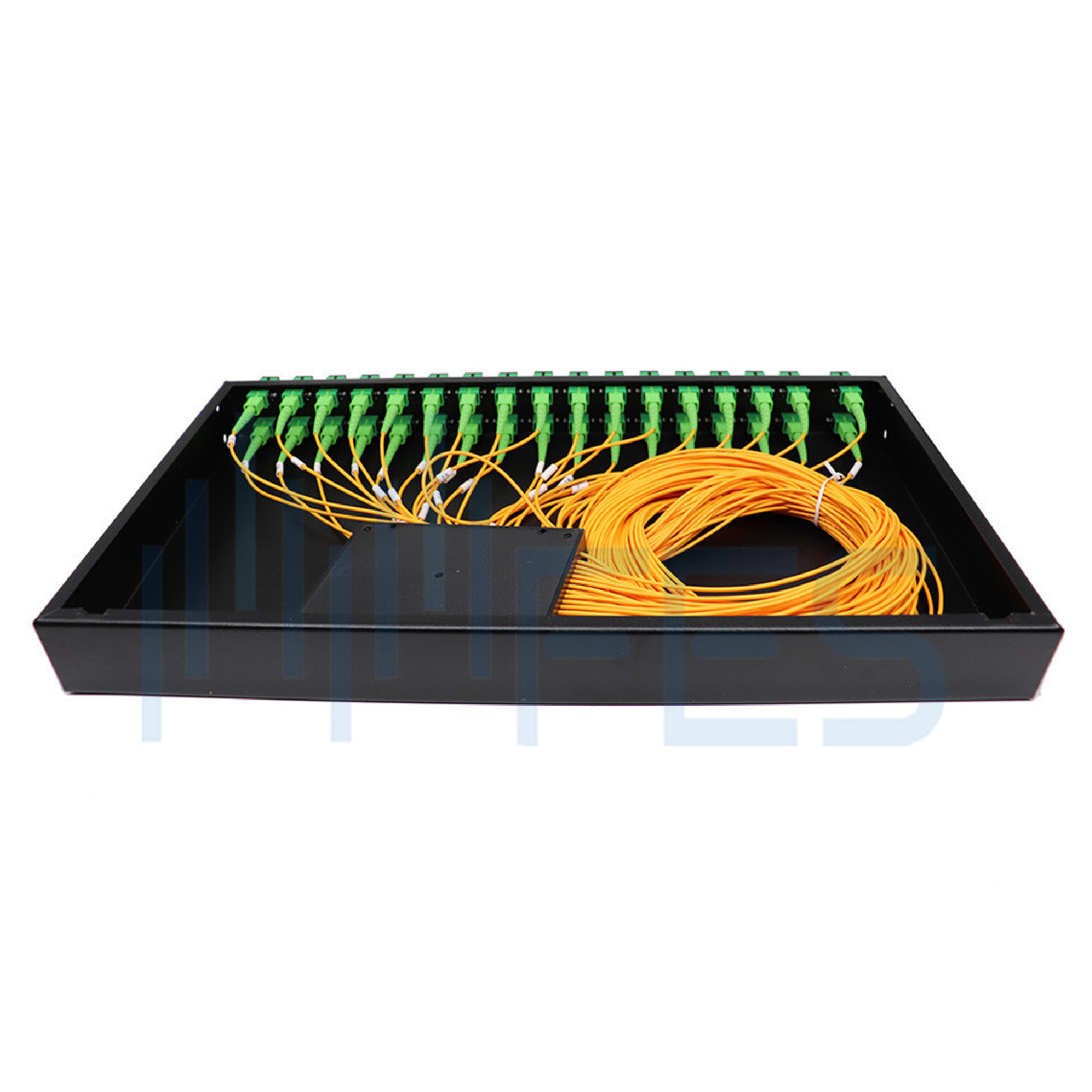 Low Insertion Loss Fiber Optic Splitter Patch Panel Termination Box SC/APC ABS Box 1U - Image 2