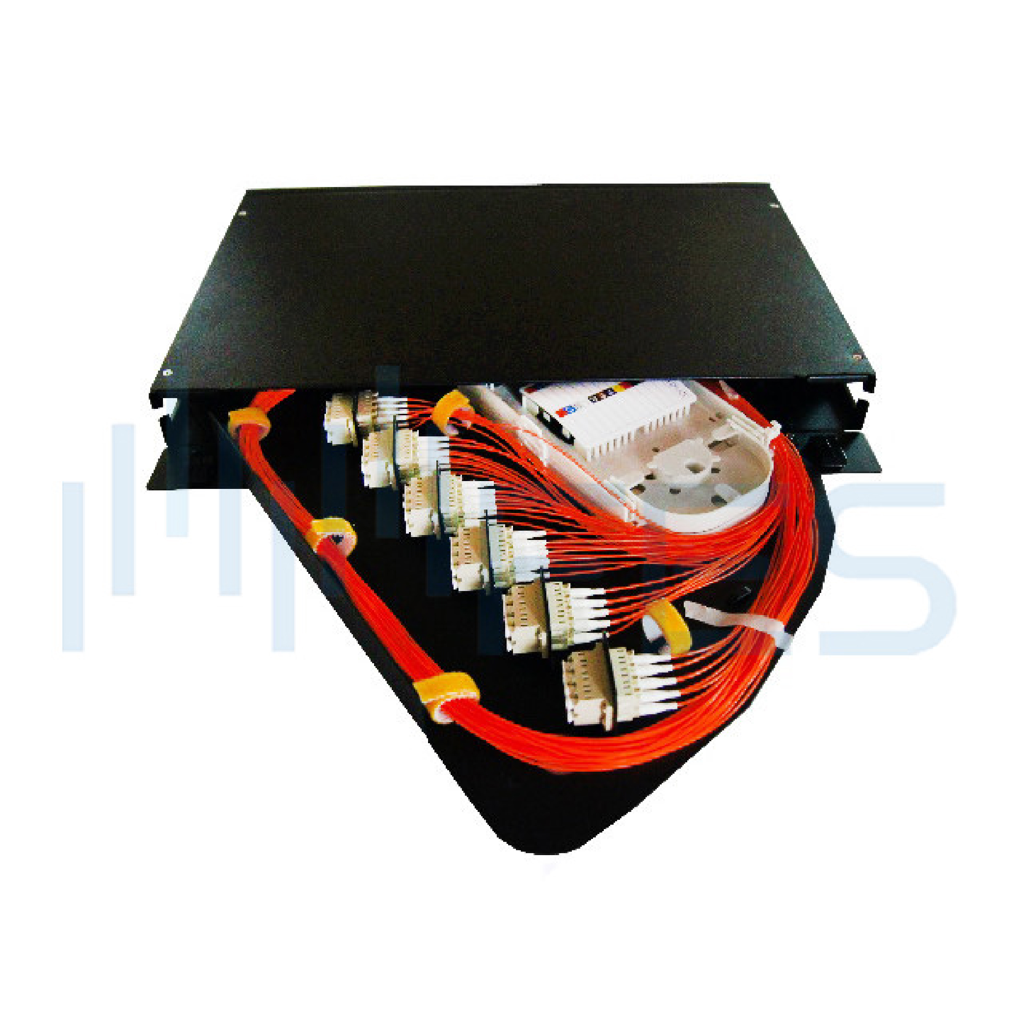 ODF Distribution Fiber Optic Termination Box OM4 OM5 1U 24 Port Rotating Splice Rackmount Patch Panel