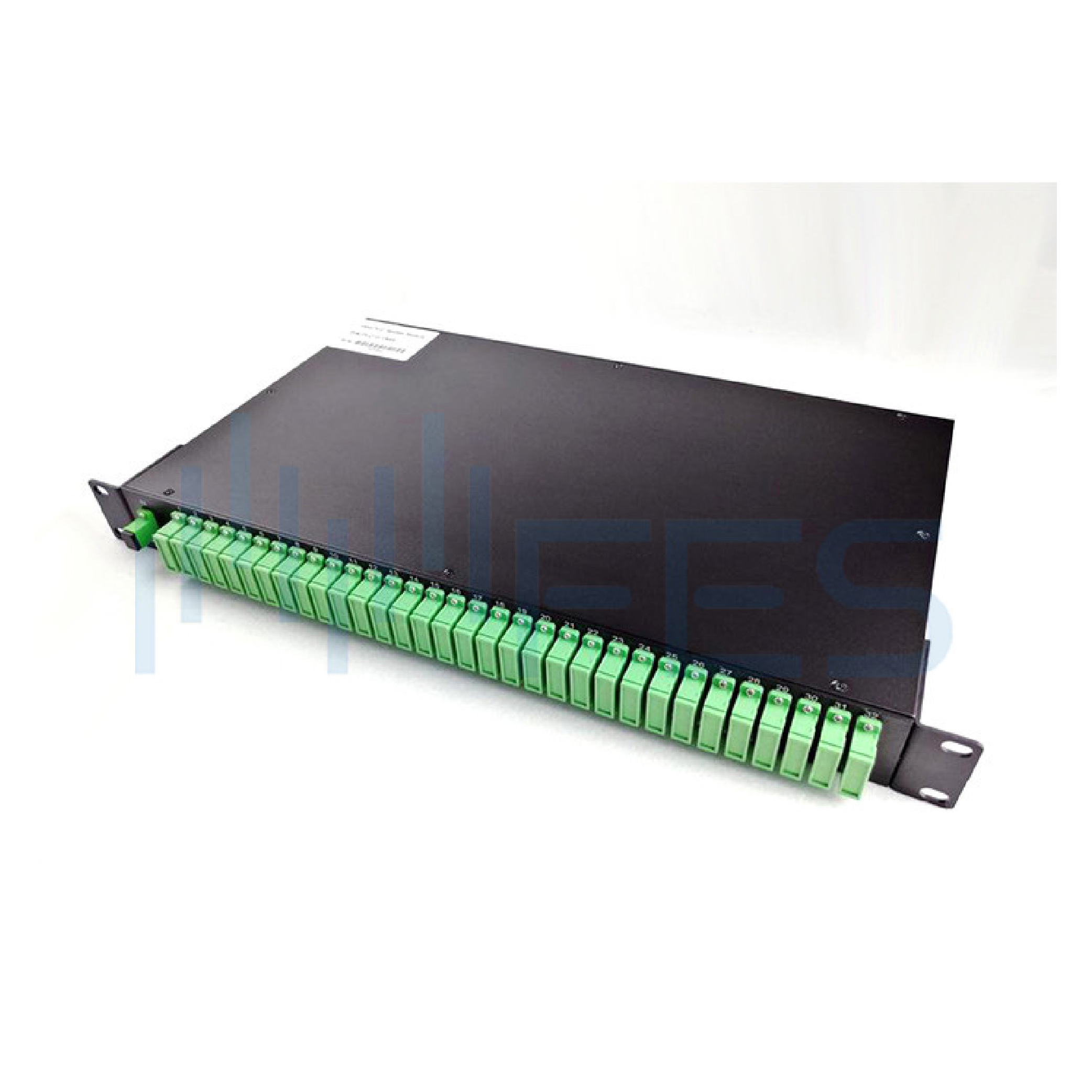 SC/APC Fiber Optic Splitter Rack Mount Patch Panel 1U Aluminium Alloy 1x64 - Image 2