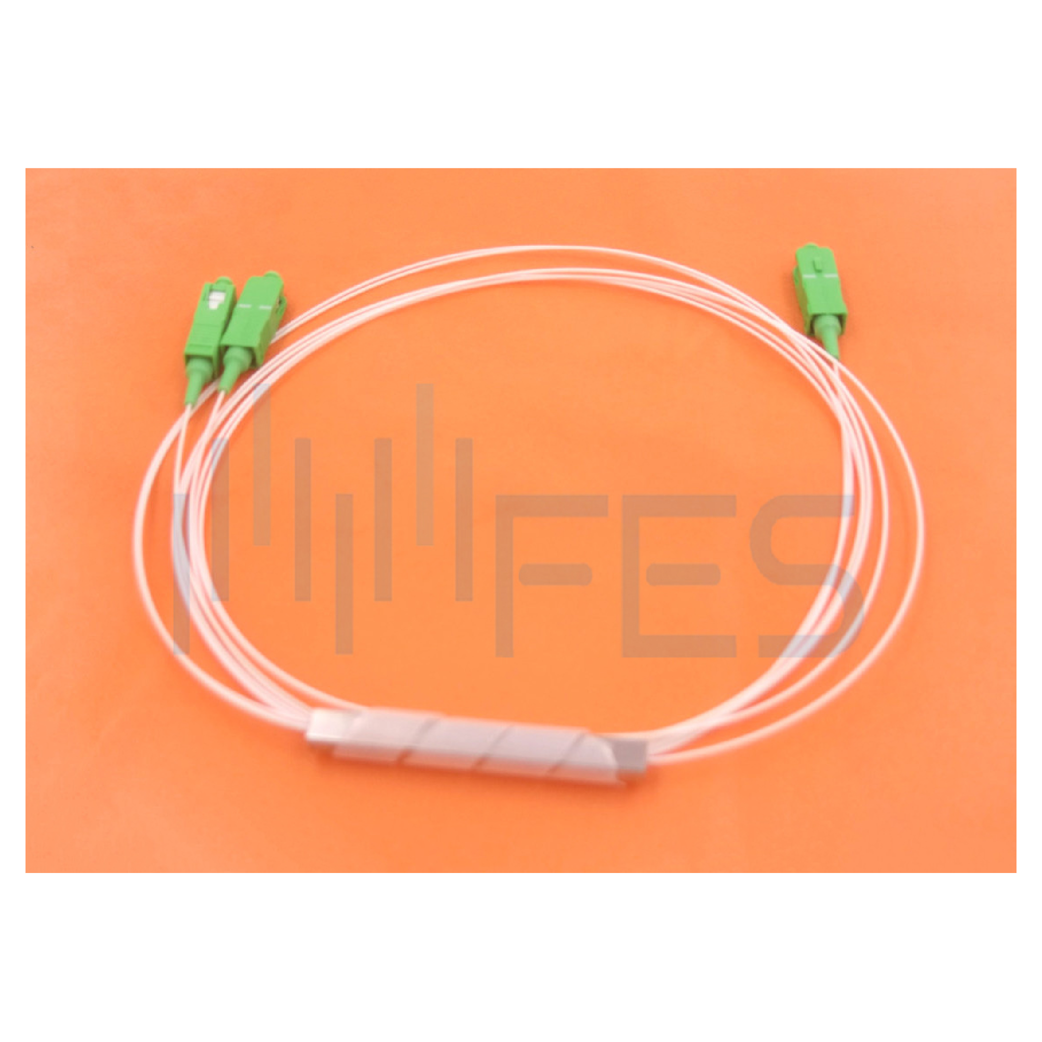 Durable Mini Tube Fiber Optic Cable Splitter 1x2 PLC 0.9mm 1.0m LSZH SC/APC LC/APC - Image 2