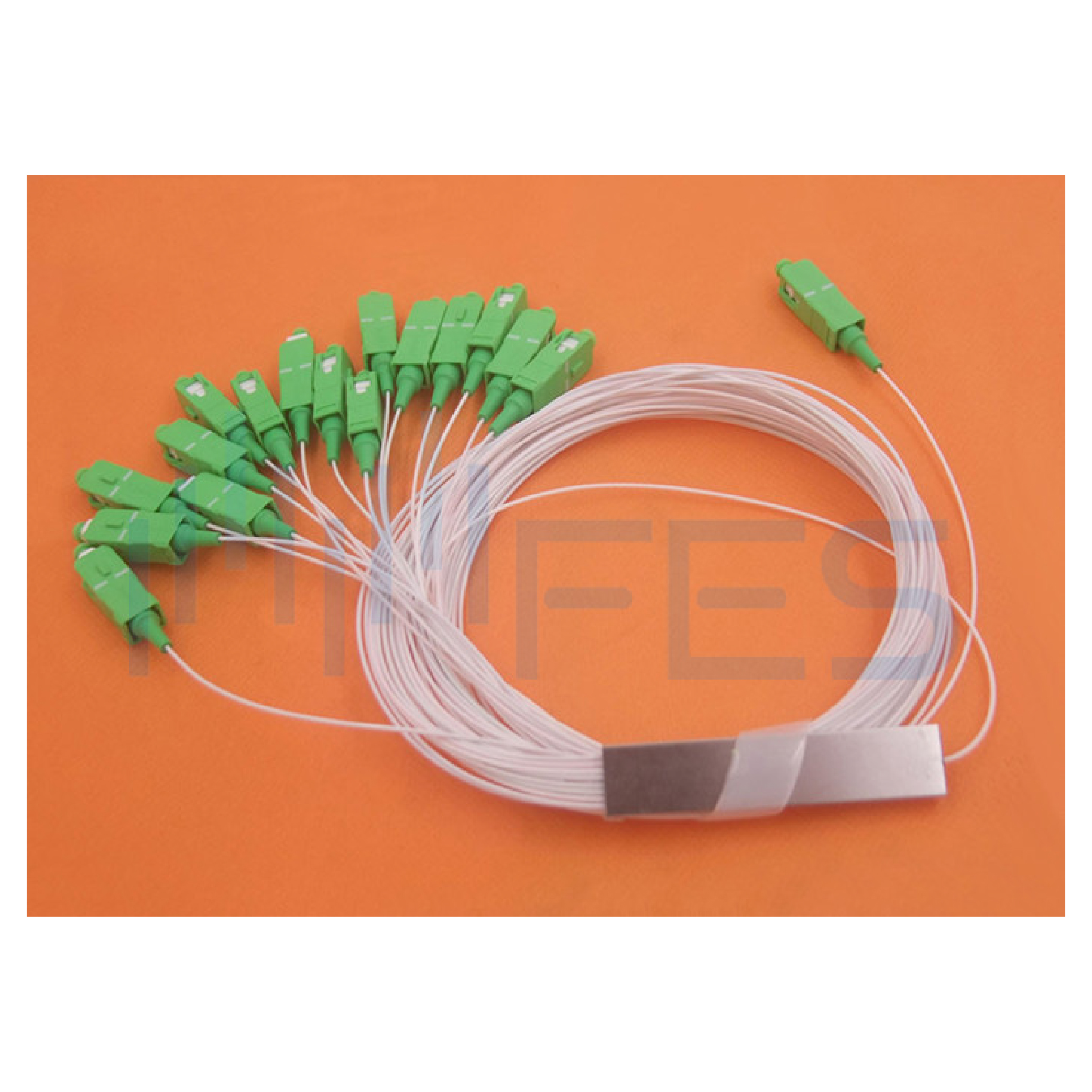 Blockless Type Optic Fiber PLC Splitter 1x16 High Strength With SC/APC Adapter - Image 2