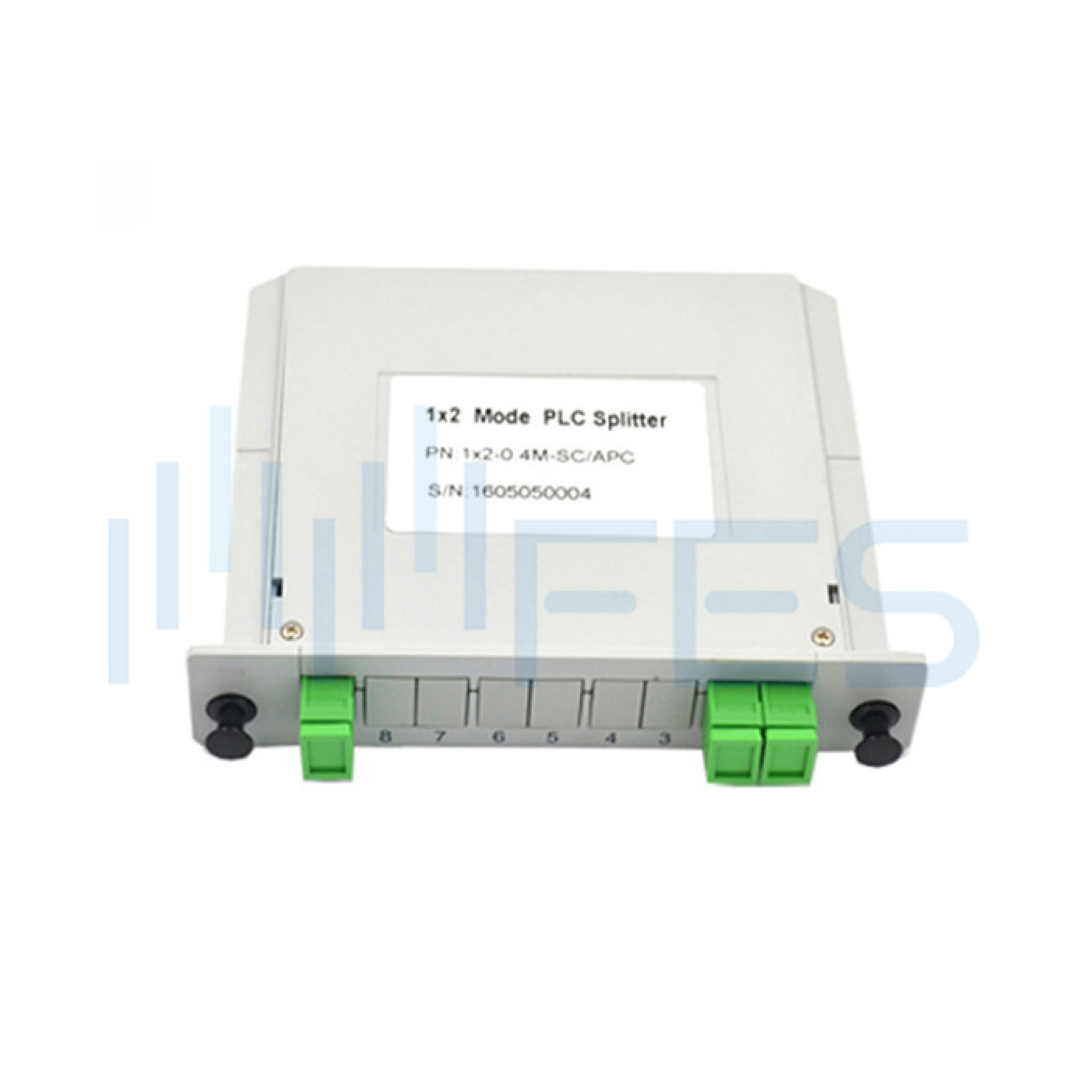 1x2 LGX Type Fiber Optic Splitter 1*2 SC/APC Connector For FTTH FTTA Distribution Box