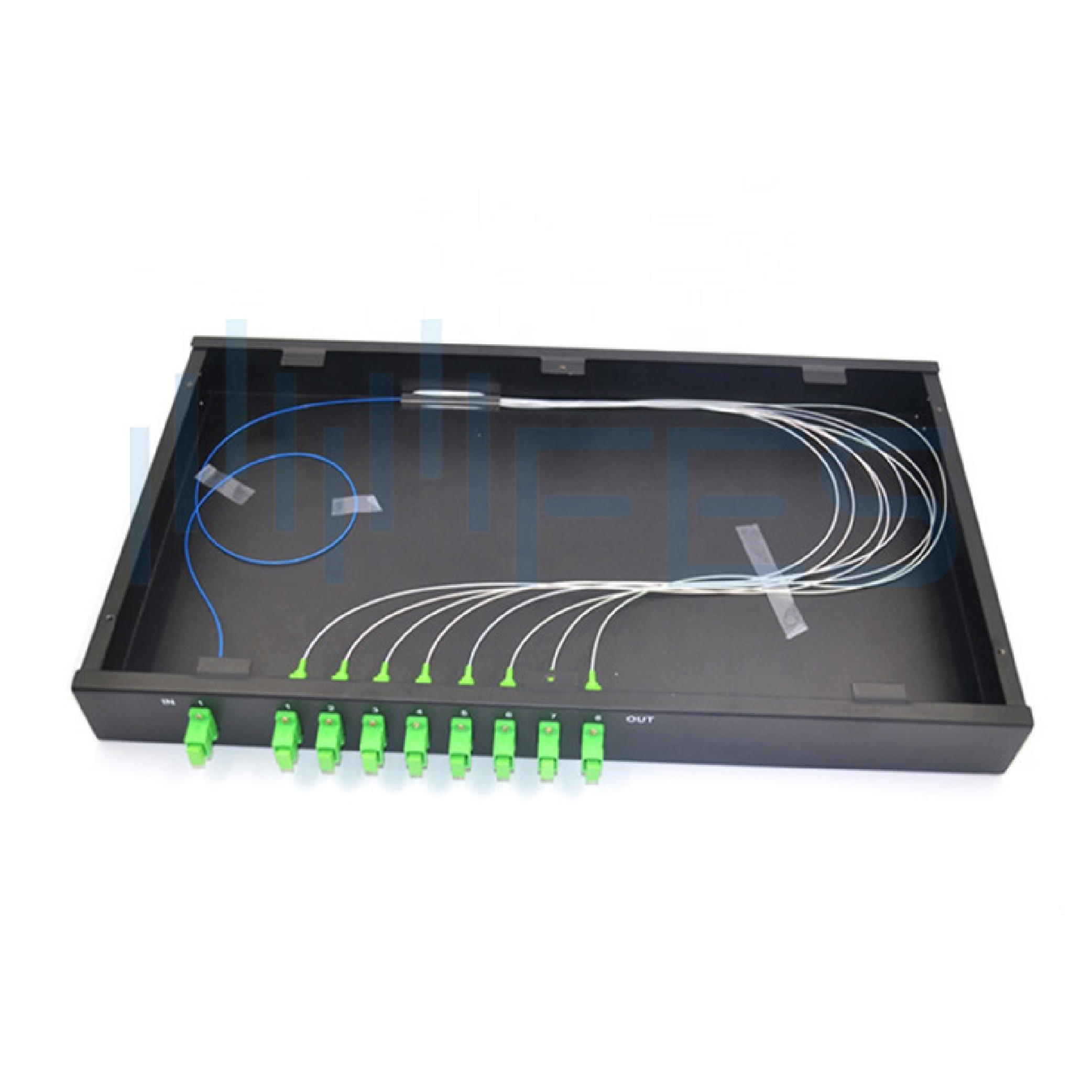 1*8 PLC Optical Fiber Splitter 1x8 SC/APC Patch Panel Rackmount Splitter - Image 2