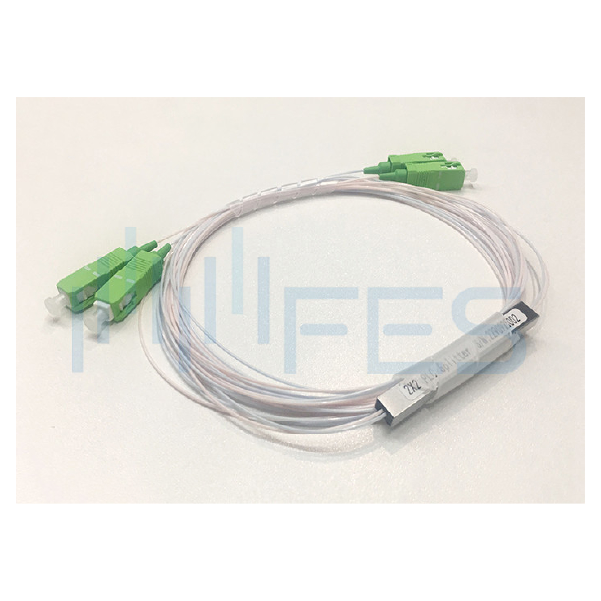 LSZH Jacket Fiber Optic Splitter , 2x2 Optical Fiber Splitter 900um 1.5m Length - Image 2